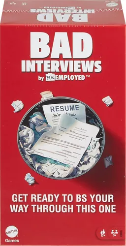 comprar Mattel Games Bad Interviews De Funceived Party Game Para Adu