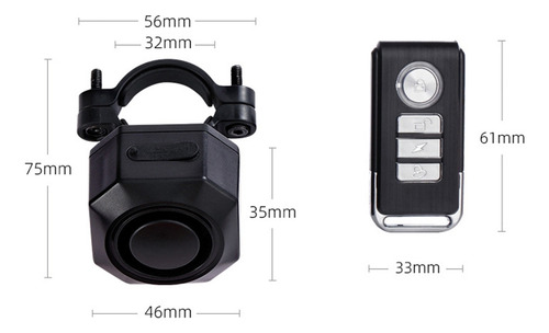 Sistema De Alarma Para Bicicleta Recargable, Accesorios Anti