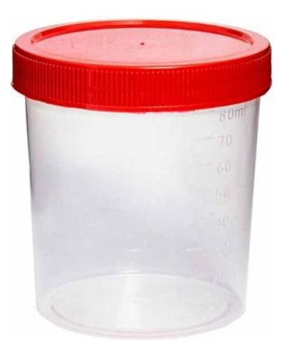 Coletor Esteril Sem Pá Kit 40 Uni (80 Ml)