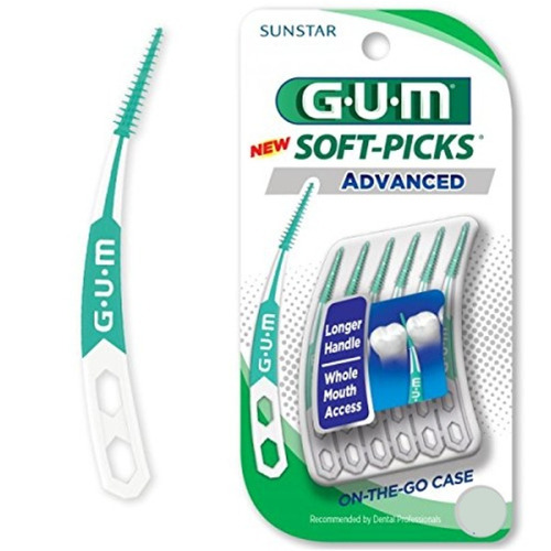 Cepillo Gum Interdental X18 Con Estuche Portatil 650