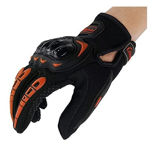 Imagen 1 de 4 de Guantes Para Motociclistas Largos Con Protección
