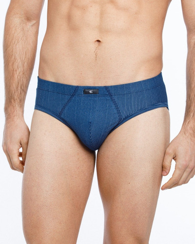 Calzoncillo Hombre Slip Algodón Con Toalla Rayado Eyelit 304