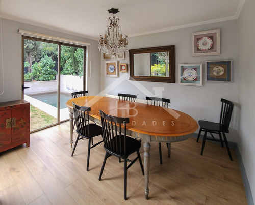 * Casa Amoblada Condominio, Con Piscina Y Quincho Disponible