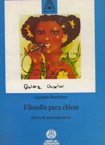 Filosofia Para Chicos, De Rozitchner, Alejandro. 