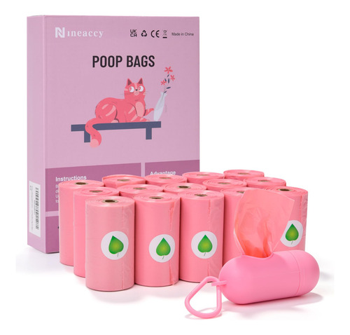 Bolsas Biodegradables Para Excrementos De Perro Wdfaack, Ros