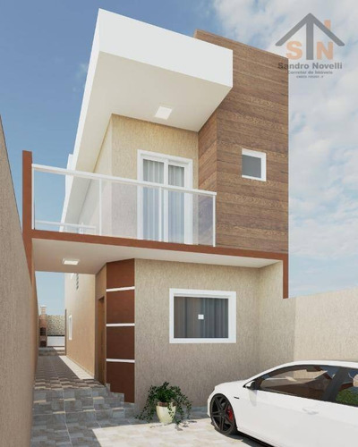 Imagem 2 de 10 de Sobrado Com 3 Dormitórios À Venda, 98 M² Por R$ 550.000,00 - Parque Flamengo - Guarulhos/sp - So0227