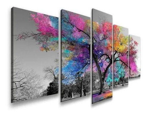 Quadro Decorativo Para Sala Quarto Árvore Da Vida Cores Cor Outro