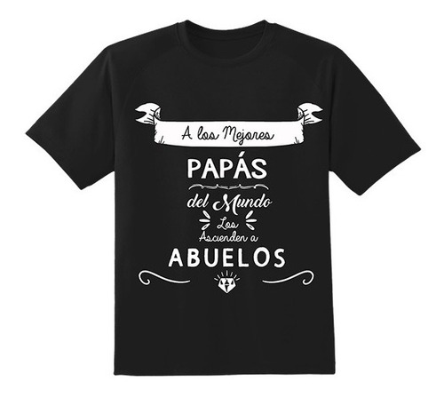 Playera Personalizada Regalo Para Anunciar Embarazo Abuelos