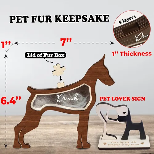 Caja De Recuerdo Doberman Pinscher, Regalo Para Amantes De M