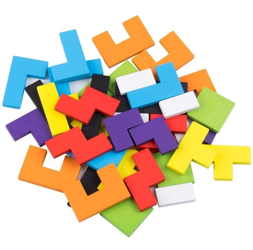 Juguete Didáctico Educativo Madera Ligera Tangram Tetris
