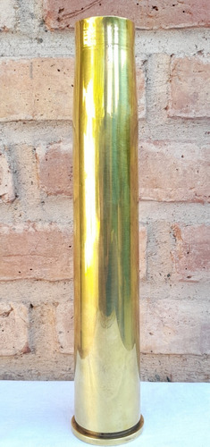Vaina De Cañon De Artilleria De Bronce Año 75 (Usado)