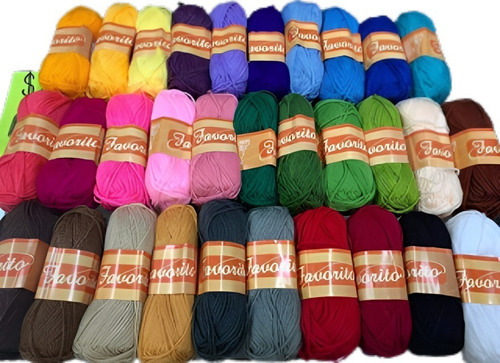 20 Estambres Favorito Omega 50 Gr. Colores A Color Color A