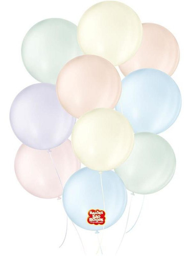 Balão Bexiga Candy Colors São Roque Sortido Nº 7 25 Unidades
