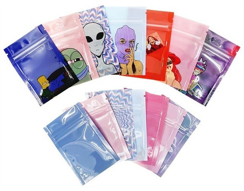 Bolsa Ziploc, Medidas 6x9cm Pack 100 Und. Mix Diseños