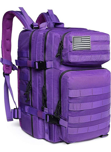 Qt&qy Mochilas Tácticas Militares De 45 Litros, Paquete De Asalto Del Ejército Molle, Bolsa De 3 Días, Mochila De Senderismo Y Árbol