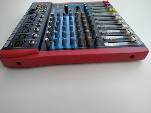 Imagem 3 de 10 de Mesa De Som Soundvoice 6 Canais Ms 602