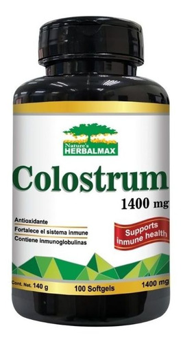 Colostrum 1400 Mg X 100 Softgel Herbalmax