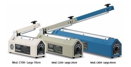 Imagen 5 de 6 de Selladora De Bolsas Tipo Cizalla Lipari Cc200 20 Cm C/ Corte