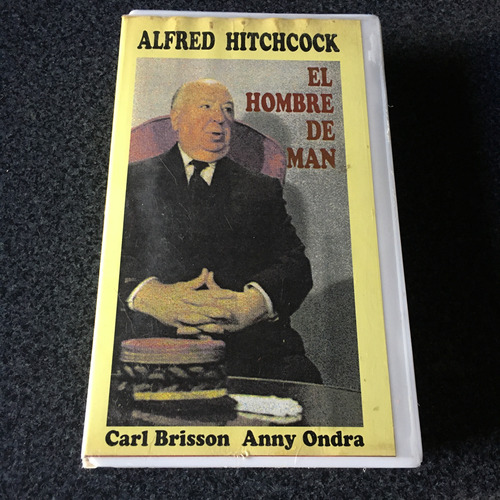 Alfred Hitchcock  El Hombre De Man  Vhs Exc Est 