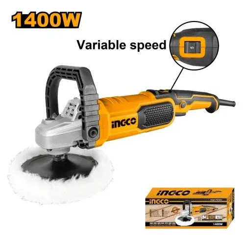 Lustra Pulidora 1400w Vel Regulable Ingco Ap140016