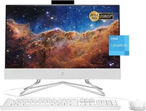 Comprar Hp Computadora Todo En Uno 2022, Visualización Fhd De 21,5 Pulgadas, Procesador Intel Celeron J4025, 8 Gb De Ram, Ssd Pcie De 256 Gb, Cámara Web, Wifi, Hdmi, Rj-45, Teclado Y Mouse Con Cable, Windows