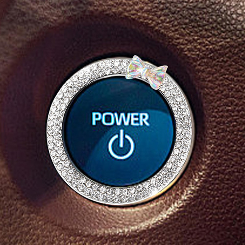Anillo Del Botón De Arranque Del Coche Anillo De Encendido D