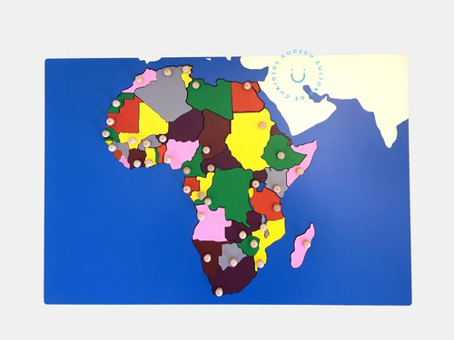 Mapa África Montessori