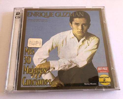 Enrique Guzman Cd Doble Mis 30 Mejores Canciones. Excelente