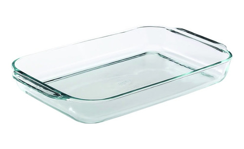 Fuente Asadera Pyrex Vidrio Horno Rectangular 1,9 Litros 