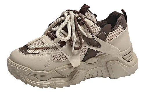 comprar Zapatos Plataforma Mujer Tenis Blancos Mujeres Zapatos Casuales Cómodos De Moda Tenis Damas