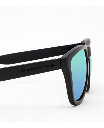 Lentes De Sol Hawkers - One Emerald Unisex - Polarizada Carbon Black
