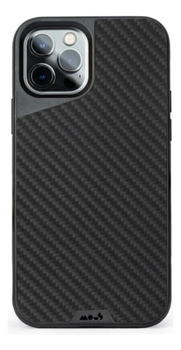 Carcasa Mous Limitless Para iPhone 13 Pro Fibra De Carbon Color Negro