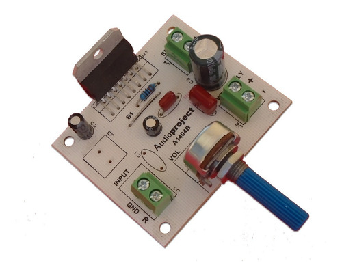 Imagen 1 de 5 de Mini Amplificador Mono De 20 Watts 12 V C/vol - Audioproject