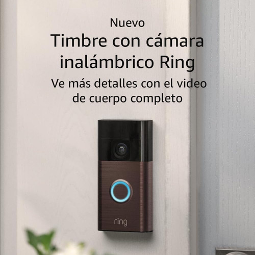 Timbre Inalámbrico Ring 2024 Bronce Veneciano Video Audio Bi