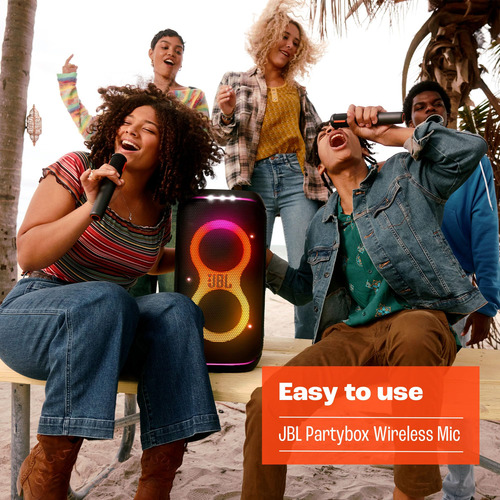 Micrófonos Inalámbricos Jbl Partybox Con Batería Recargable