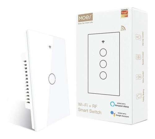 Switch Inteligente Wifi, Alexa - Google Home -siri (1 Vía)