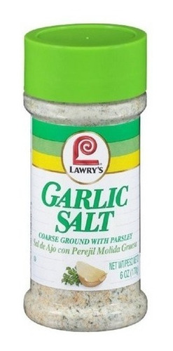Sal De Ajo Con Perejil Con Sal De Mar Lawry's Garlic Salt