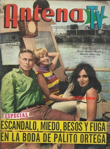 Revista Antena Tvmarzo 1967civil Y Boda Palito Ort Pkkzjz