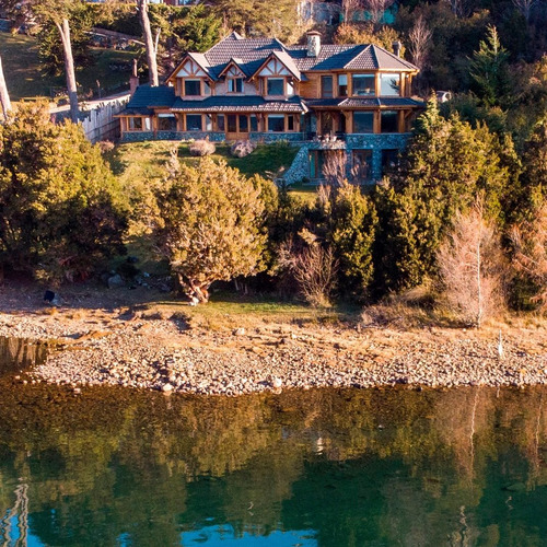 Imagen 3 de 20 de Alquiler Casa En Bariloche Con Costa De Lago Nahuel Huapi. 9 Pax. Km16. 306.