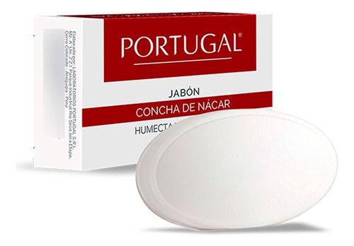 Jabón En Barra Corporal Concha De Nácar 80gr - La Portugal