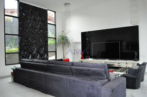 Casa Com 3 Suites À Venda, 460 M² Por R$ 2.100.000 - Nova Higienópolis - Jandira/sp - Ca1053