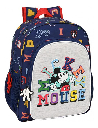 Mochila Escolar Safta Mickey Mouse 38cm