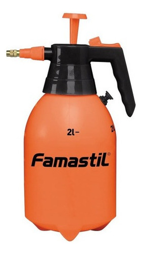 Pulverizador de jardim manual de compressão prévia Famastil Manual 2 litros 2L laranja