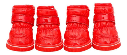 Botas De Nieve De Invierno Para Mascotas, Impermeables, Anti