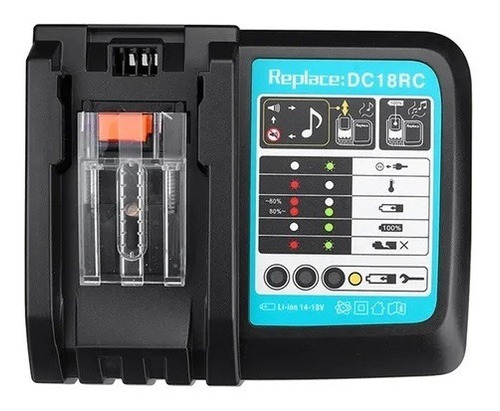 Cargador Batería Litio Makita Para Batería Litio 14,4-18v Us