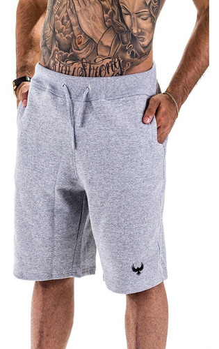 Kit 2 Bermudas Moletom Masculino Academia Esporte Fitness Nf