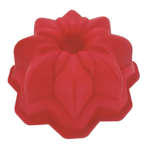 Assadeira Forma De Bolo Flor Silicone Pudim Torta Pratico