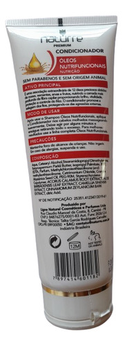 Kit Óleos Nutrifuncionais Naturrê Shampoo Condic. E Máscara