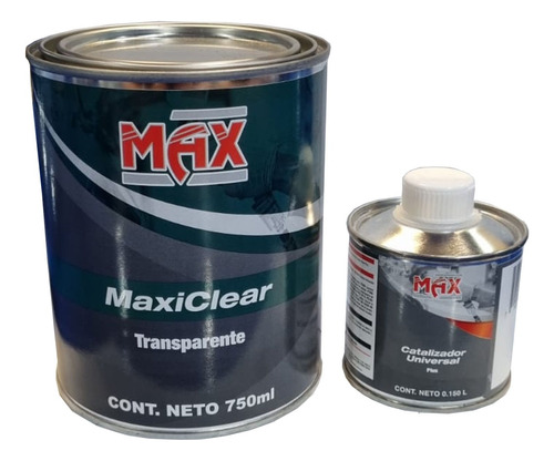Kit Transparente Maxiclear 700ml + Catalizador Color Max 