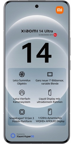 Xiaomi 14 Ultra Dual Sim 512 Gb Blanco 16 Gb Ram